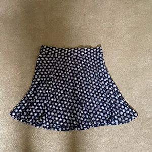LOFT patterned skirt